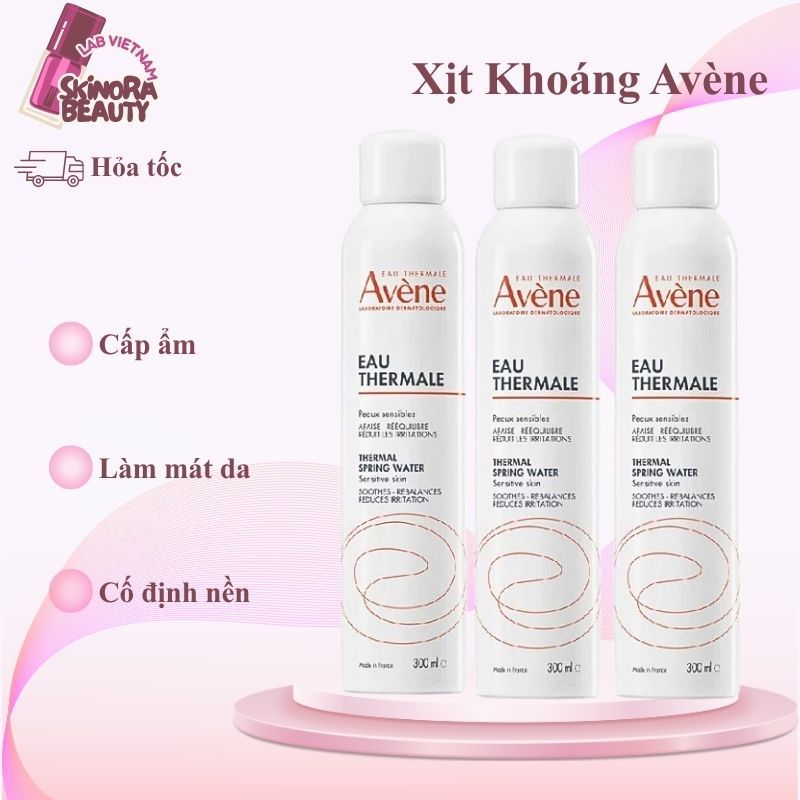 Xịt Khoáng Avène Xịt Cấp Ẩm Avène Thermal Spring Water Làm Dịu Da Tức Thì 300ml - Skinora Beauty